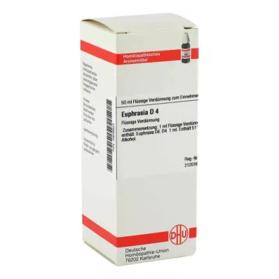 EUPHRASIA D 4 fortynning, 50 ml