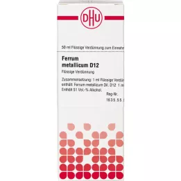 FERRUM METALLICUM D 12 Fortynning, 50 ml