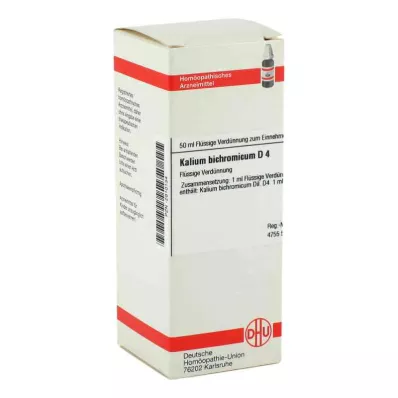 KALIUM BICHROMICUM D 4 fortynning, 50 ml KALIUM BICHROMICUM D 4 fortynning, 50 ml