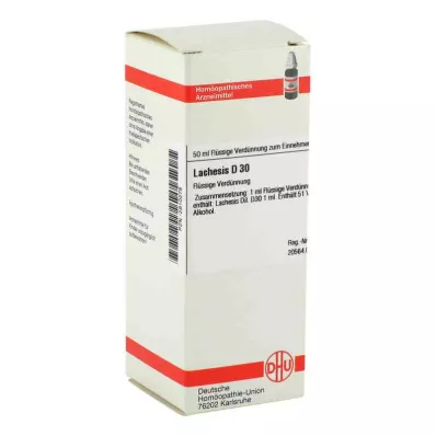 LACHESIS D 30 Fortynning, 50 ml