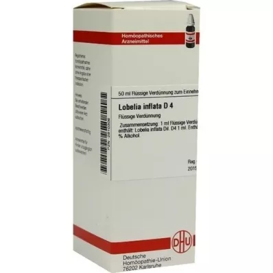 LOBELIA INFLATA D 4 fortynning, 50 ml