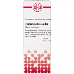 THALLIUM SULFURICUM D 6 Fortynning, 50 ml