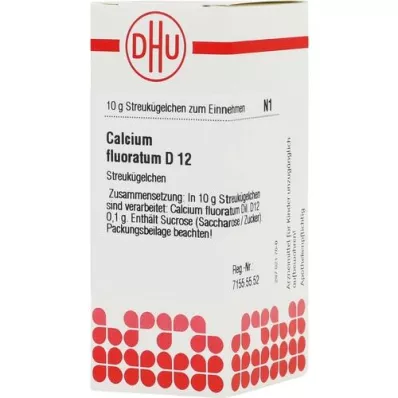 CALCIUM FLUORATUM D 12 globuler, 10 g