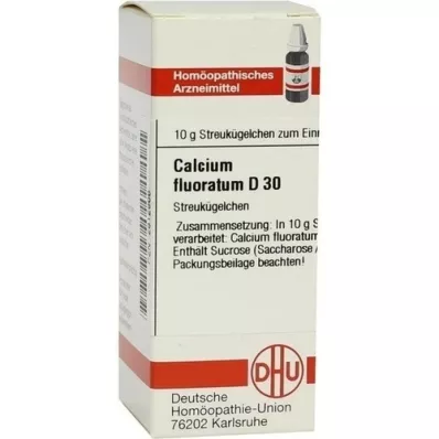 CALCIUM FLUORATUM D 30 globuler, 10 g