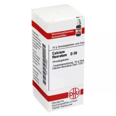 CALCIUM FLUORATUM D 30 globuler, 10 g