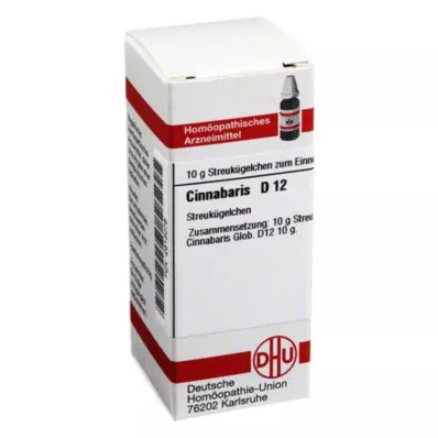 CINNABARIS D 12 globuler, 10 g