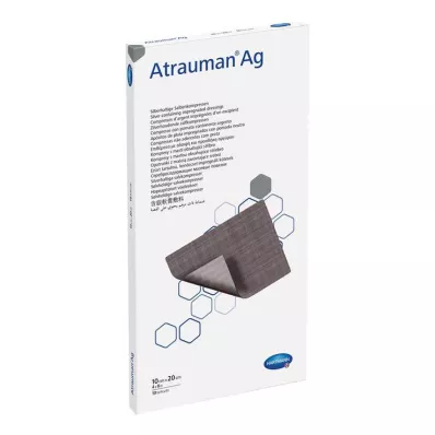 ATRAUMAN Ag 10x20 cm sterile kompresser, 10 stk ATRAUMAN Ag 10x20 cm sterile kompresser, 10 stk