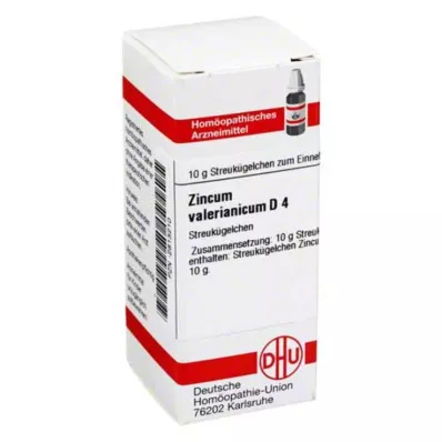 ZINCUM VALERIANICUM D 4 kuler, 10 g ZINCUM VALERIANICUM D 4 kuler, 10 g