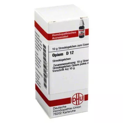 OPIUM D 12 globuler, 10 g