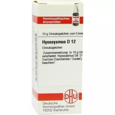 HYOSCYAMUS D 12 globuler, 10 g