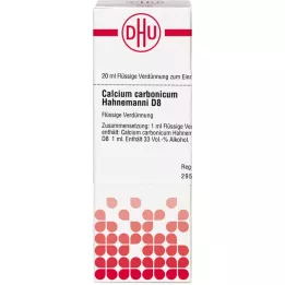 CALCIUM CARBONICUM Hahnemanni D 8 Fortynning, 20 ml