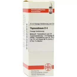 THYREOIDINUM D 4 fortynning, 20 ml