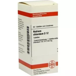 NATRIUM CHLORATUM D 12 tabletter, 80 stk