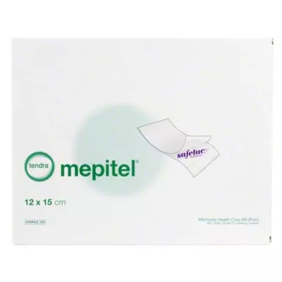 MEPITEL Steril silikonnettbandasje 12x15 cm, 5 stk MEPITEL Steril silikonnettbandasje 12x15 cm, 5 stk