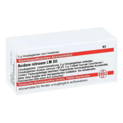 ACIDUM NITRICUM LM XII Globuli, 5 g ACIDUM NITRICUM LM XII Globuli, 5 g
