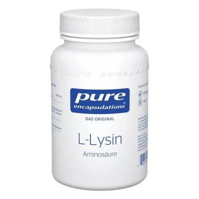 PURE ENCAPSULATIONS L-lysin kapsler, 90 kapsler