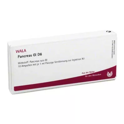 PANCREAS GL D 6 ampuller, 10X1 ml PANCREAS GL D 6 ampuller, 10X1 ml