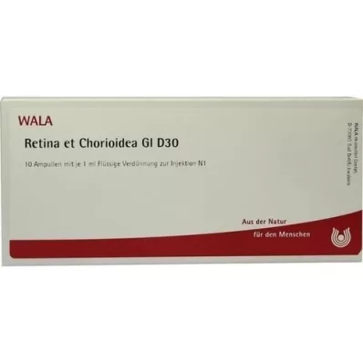 RETINA ET Chorioidea GL D 30 ampuller, 10X1 ml