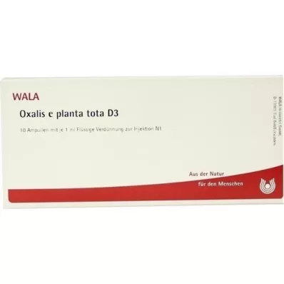 OXALIS E planta tota D 3 ampuller, 10X1 ml