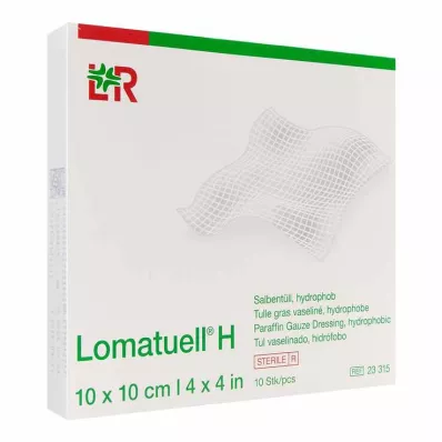 LOMATUELL H Salve tyll 10x10 cm steril, 10 stk LOMATUELL H Salve tyll 10x10 cm steril, 10 stk