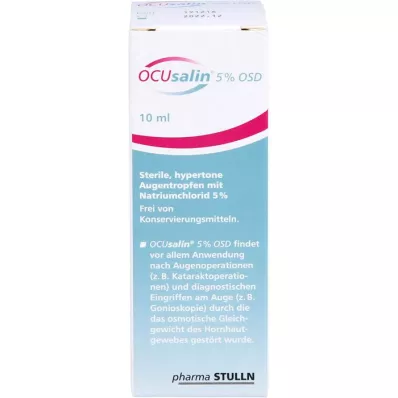 OCUSALIN 5 % OSD Øyedråper, 1X10 ml