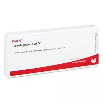 BINDEGEWEBE GL D 6 ampuller, 10X1 ml BINDEGEWEBE GL D 6 ampuller, 10X1 ml