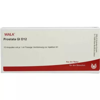 PROSTATA GL D 12 Ampuller, 10X1 ml PROSTATA GL D 12 Ampuller, 10X1 ml