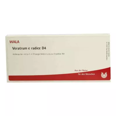 VERATRUM E radice D 4 ampuller, 10X1 ml