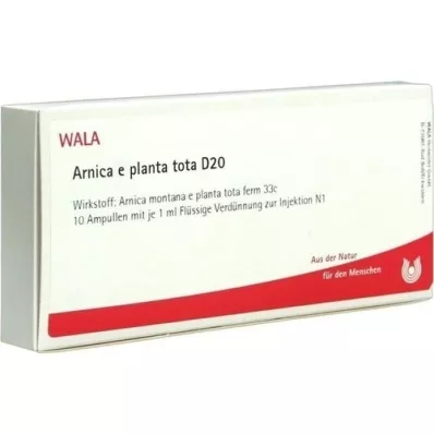 ARNICA E Planta tota D 20 Ampuller, 10X1 ml