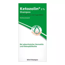 KETOZOLIN 2% sjampo, 60 ml