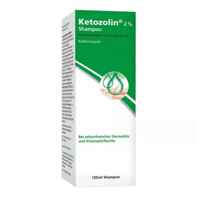 KETOZOLIN 2% sjampo, 120 ml