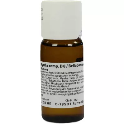 MYRRHA comp.D 8/Belladonna Radix D 10 aa-blanding, 50 ml MYRRHA comp.D 8/Belladonna Radix D 10 aa-blanding, 50 ml