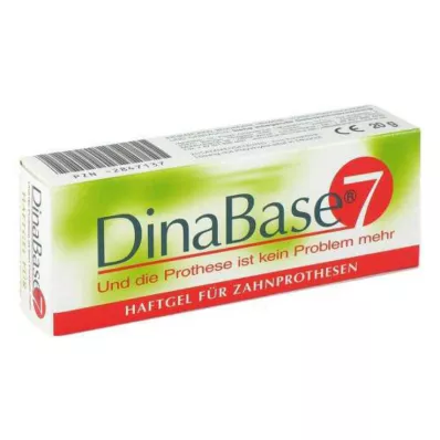 DINABASE 7 Selvklebende gel for proteser, 1 stk
