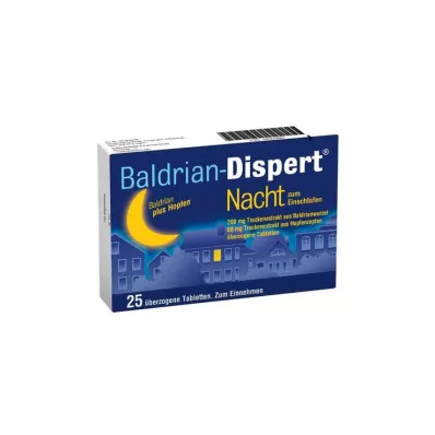 BALDRIAN DISPERT Natt til å sovne tablett, 25 stk BALDRIAN DISPERT Natt til å sovne tablett, 25 stk
