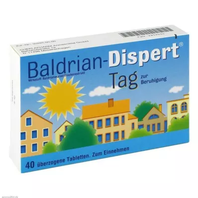 BALDRIAN DISPERT Dagbelagte tabletter, 40 stk