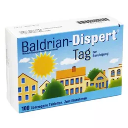 BALDRIAN DISPERT Dagbelagte tabletter, 100 stk