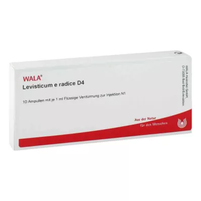 LEVISTICUM E radice D 4 ampuller, 10X1 ml LEVISTICUM E radice D 4 ampuller, 10X1 ml