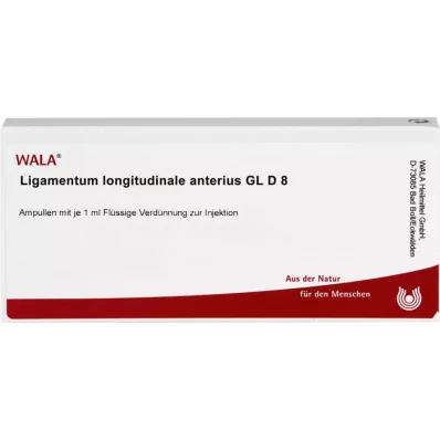 LIGAMENTUM LONGITUDINALE anterius GL D 8 ampuller, 10X1 ml