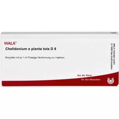CHELIDONIUM E planta tota D 8 Ampuller, 10X1 ml CHELIDONIUM E planta tota D 8 Ampuller, 10X1 ml