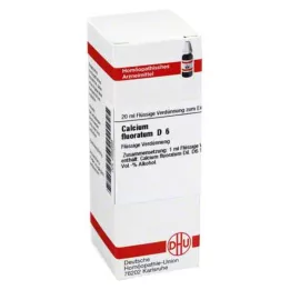CALCIUM FLUORATUM D 6 Fortynning, 20 ml