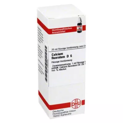 CALCIUM FLUORATUM D 6 Fortynning, 20 ml CALCIUM FLUORATUM D 6 Fortynning, 20 ml