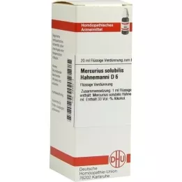 MERCURIUS SOLUBILIS Hahnemanni D 6 Fortynning, 20 ml