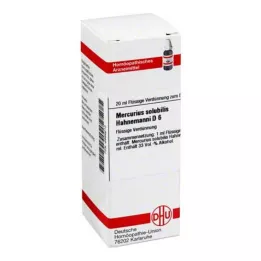 MERCURIUS SOLUBILIS Hahnemanni D 6 Fortynning, 20 ml