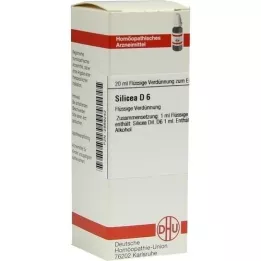SILICEA D 6 Fortynning, 20 ml