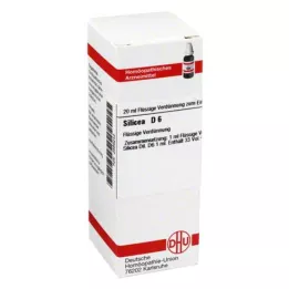 SILICEA D 6 Fortynning, 20 ml