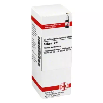 SILICEA D 6 Fortynning, 20 ml SILICEA D 6 Fortynning, 20 ml