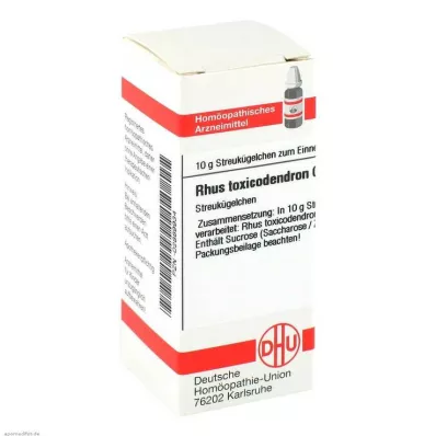 RHUS TOXICODENDRON C 200 globuler, 10 g