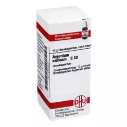 ARGENTUM NITRICUM C 30 globuler, 10 g