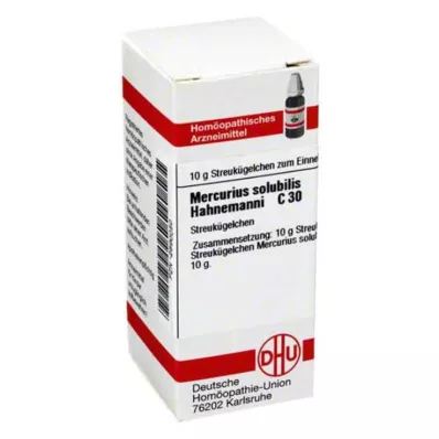 MERCURIUS SOLUBILIS Hahnemanni C 30 globuler, 10 g