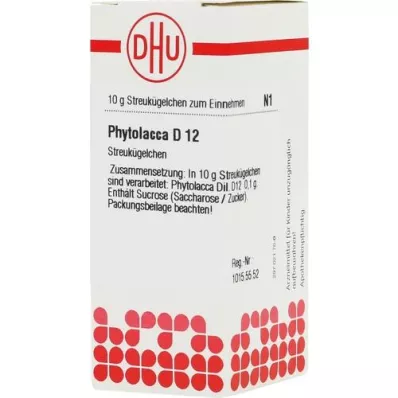 PHYTOLACCA D 12 globuler, 10 g
